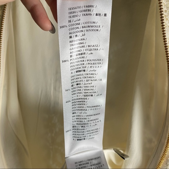 Sale! Gucci Cluny Lace Dress With Embroidery in White - Picture 14 of 16